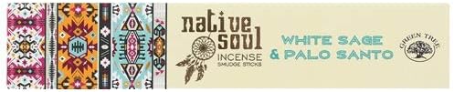 Native Soul White Sage and Palo Santo Smudge incense Sticks