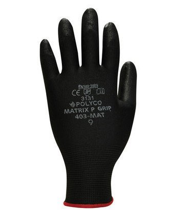 Polyco Matrix P Grip Glove Black Size 10 - Extra Large