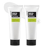 coxir GREENTEA PH CLEAR FOAM CLEANSER | Low pH Formula Facial Washes with Gentle Exfoliating | deep cleanses pores and remove dead skin cells on skin, Korean skincare [150ml/ 5.07 Fl Oz(of 2pack)]