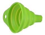 mumbi Silikontrichter Embudo de Silicona Plegable para Rellenar (Aprox. 6,3 x 7 cm) en Verde