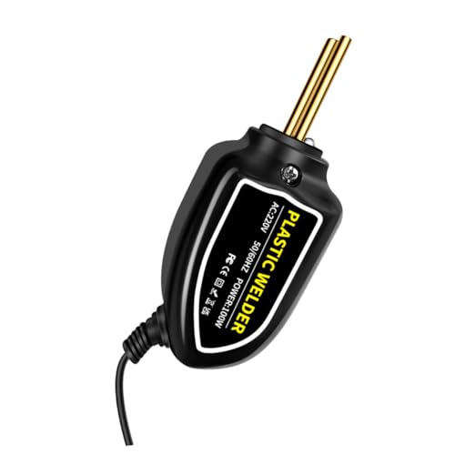 Sosoport Kit de Reparación de Plásticos Portátil Soldador Plástico para Parachoques Coche Fácil Compatible Voltaje Negro