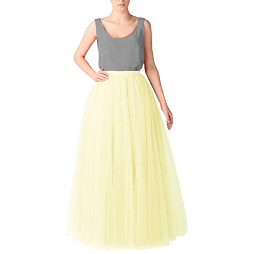 Vestido de tul para mujer en color porcelana elegante falda de carnaval de longitud media