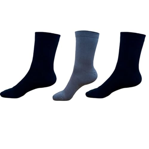 biomondi Bambus-Arbeits- Sport- und Freizeitsocken - 3er Pack für Damen und Herren- atmungsaktiv, Einheitsgröße, Schweißfest, umweltfreundlich, superweich, Arbeit, Freizeit und Sport Cover