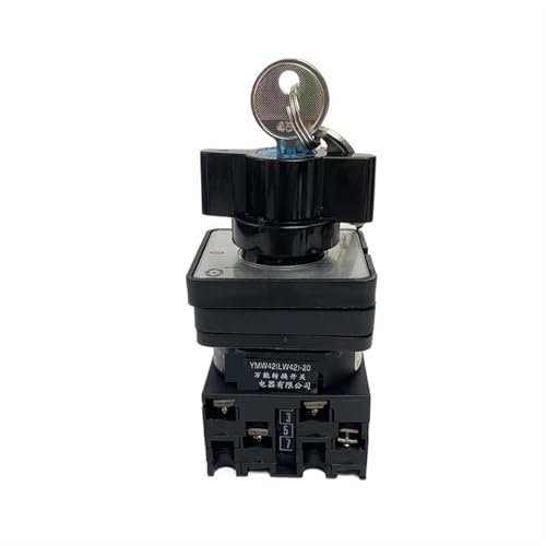 Interruptor de leva de cambio rotatorio de 3 posiciones selector de circuito YMW42S-20/2 3