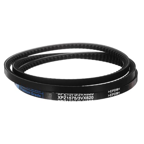 Courroie trapézoïdale 3VX620 industrielle crantée 105,4cm pour poulie de moteur uxcell