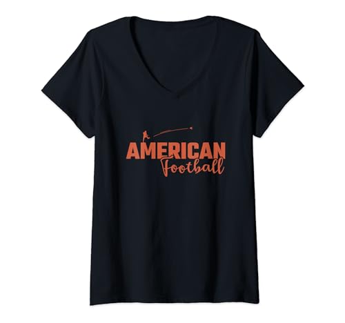 American Football USA Kick Sport USA V-Neck T-Shirt
