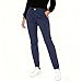Womens Baggy 2026 Fashion Straight Pant Lightweight Casual Comfy Pants with Pocketes Wide Leg High Waist Trousers Navy