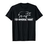 Photo Gallery maglietta da chef con scritta "i d smoke that pig" maglietta Photo Gallery maglietta da chef con scritta "i d smoke that pig" maglietta