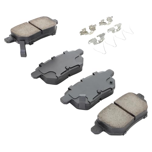 QUALITY-BUILT Rear Ceramic Brake Pads, Premium 1001-1423C, Compatible with 2010-2022 Lexus/Scion/Toyota (Corolla iM,CT200h,iM,Prius,Prius AWD-e,Prius Plug-In) by Quality-Built - Used condition - Image 2