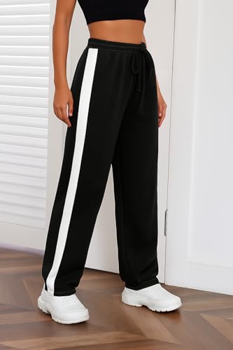 Image of dockstreet Straight Wide fit Long Length Open Bottom Jogger for Women /Trending Multi Pocket Style, Relaxed Casual Pants for Women