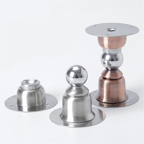Attrape-sol de porte sans clou en acier inoxydable bronze vert - 4