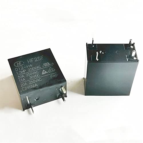 Relé HF25F-024-H4 para reparar placas electrónicas de 24VDC con sobrecarga de 20A