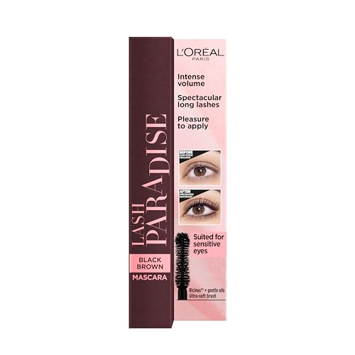 L’Oréal Paris Wimperntusche für intensives Volumen und spektakuläre Länge, Für empfindliche Augen geeignet… – Ansicht 3