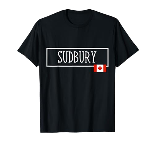 Sudbury Canada Vacation Canadian Women Men Souvenir Country T-Shirt