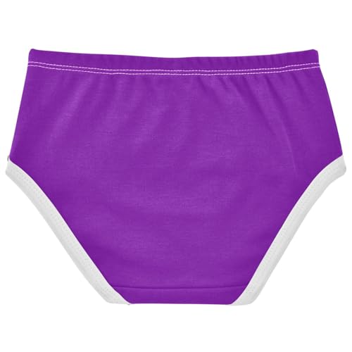 Joisal Bright Toddler Underwear Floral 2t Cotton Panties for Girl Pansy Purple Briefs Undies Kids2