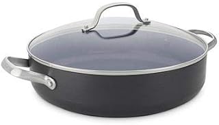 GreenPan Venice Pro 26cm Shallow Casserole with Glass Lid