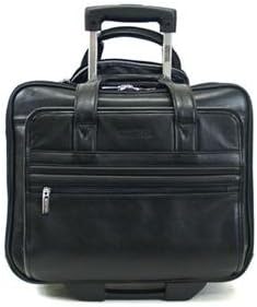 520805 Notebook Case - Portfolio - Leather - Black