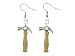 Miniblings Hammer Ohrringe Zimmermannshammer Hänger Werkzeug Handwerk Heimwerker - Handmade Modeschmuck I Ohrhänger Ohrschmuck versilbert