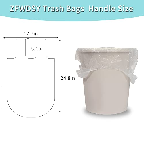 Small Trash Bags Handle Garbage Bags 300 Counts 4 Gallon Trash Can Liner For Home Office Kitchen Bathroom Plastic Bins Trash Recycling 15 Liters Bags #TOP1