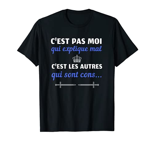 Humour citation culte Perceval - pas moi qui explique mal T-Shirt Cover