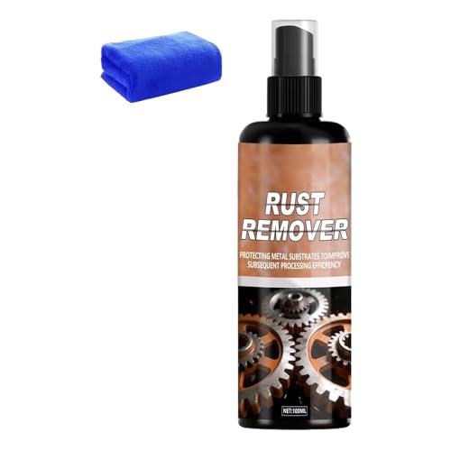 Générique Dérouillant en Spray | Lubrifiant Anti-Friction,Détachant de Rouille pour Métal | Nettoyant Graisse, Vis, Chaîne, Vélo, Moto, Outils, Pièces Auto