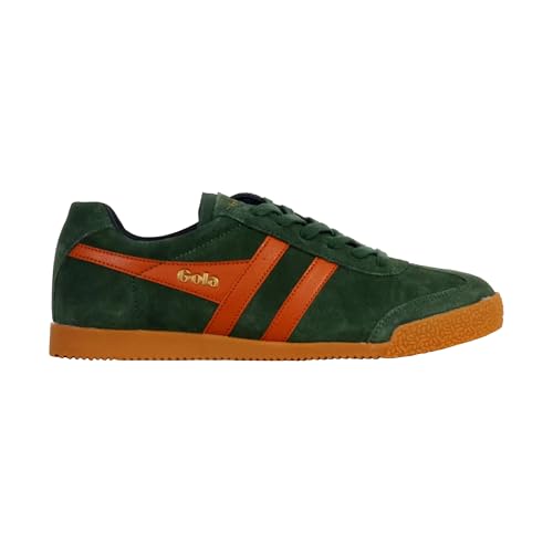 Image of Gola Mens Harrier, Evergreen /Moody Orange /Navy, 7, Medium