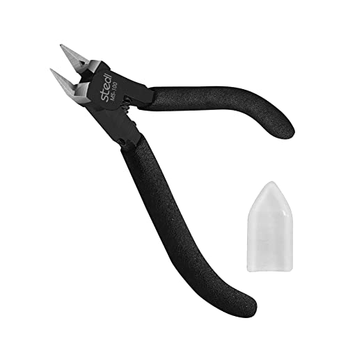 stedi 4.7-inch Model Nipper, with Sharp Thin Blade and Blade Case Plastic Model Tools, Sprue Cutter for Gundam Building Repairing and Fixing, Black by stedi - Used condition - US$17.01