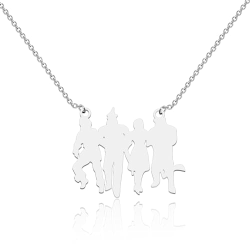 FEELMEM Movie Inspired Gifts Characters Pendant Necklace Inspired Gift for Women (Necklace)