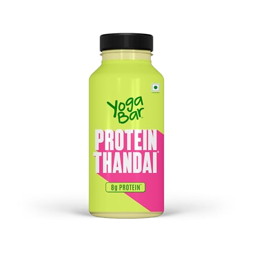 Image of Yogabar 8g Protein Thandai | Ready to Drink | Low Fat Festive Drink | High Protein Flavoured Milk