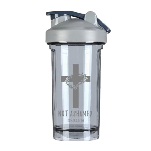 Religious Christian Faith Jesus (5) 18 Ounce Shaker Cup,Fashion Theme Pattern Shaker Bottle Leak-proof Workout Shake Bottles 500ML/18 oz Perfect for Pre Workout-3-1