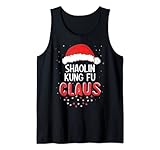 Shaolin Kung Fu Claus Weihnachtsmann Kostüm Outfit Tank Top