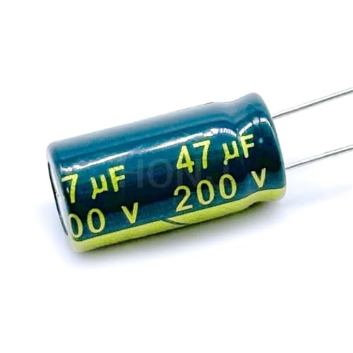 Condensateur 200V 47uF en aluminium à faible ESR pour filtrage de tension stable