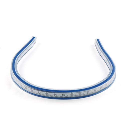E-Outstanding Flexible Curve Ruler 12 Inches Drafting Drawing Tool Plastic Soft Tape Measure Flexible Rulers 30Cm #TOP3