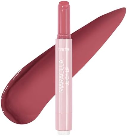tarte maracuja juicy lip balm gloss – Viral Nourishing Lip Butter Color with High-Shine Hydration, Skincare Infused with Vitamin E, Vegan & Cruelty-Free