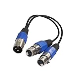2 connecteurs XLR femelles à l'autre extrémité