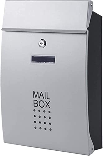 Boîte aux lettres verrouillable au design épuré et finitions soignées pour façade moderne