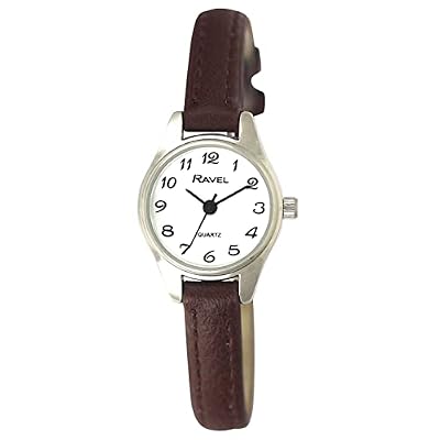 Ravel – Orologio Cocktail Petite da Donna - Analogico Quarzo - R0124.14.2 - Color Argento/Marrone