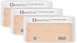 300x Omnitex XL Patient Cleansing Dry Wipes - UK Made | Soft Daily Care & Comfort | High Absorbency, Gentle & Strong | Adult Wipes for Incontinence, Bed Bath & outdoors (3x Pack of 100)