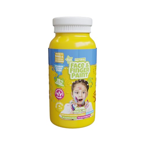 Natural Face & Finger Paint - 250 ml - Gelb