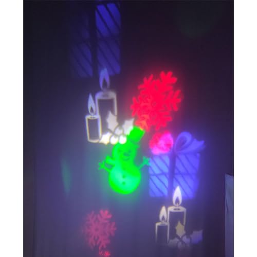 Lampada Projetor Natalino LED Natal E27 Papai Noel Arvore de Natal Decoraçao Predio Casa Fachada Jar