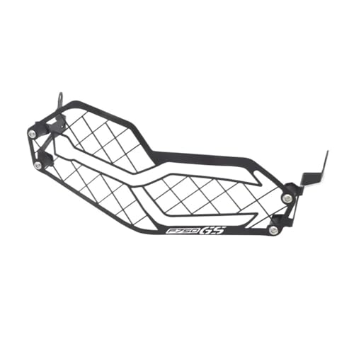 Cache phare F850GS grille moto alu pour voyage et aventure