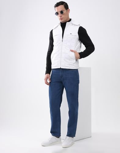Image of Monte Carlo Men's Regular Fit Reversible Jacket | Detachable Hood | Sleeveless Style | Solid Design | able Winter Jacket for Men | Stylish Reversible Hooded Jacket For Men's (Pack Of 1)