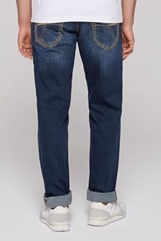 Jean Homme Camp David CO:NO Comfort Fit - Coupe Droite - Taille 38/30 - Délavé Light Stone