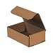 Aviditi M642K Corrugated Mailers, 6" x 4" x 2", Kraft (Pack of 50)