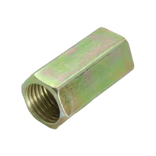 Image of 1 Piece Metric M14X1.5 To M14 X 1.5 Female Coupling Adapter Steel Hydraulic Fitting