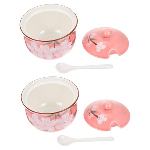 Cabilock Salero y Condimento De Cerámica Hogar Contenedores Para Condimentos Tapa Para Azúcar Especias y Sal