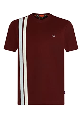 Merc of London Belmont Camiseta, Vino, S para Hombre Cover