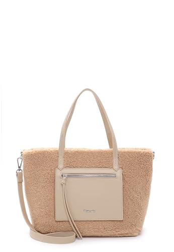 Tamaris Margitta Cityshopper M Sand avec anses confortables et zippé
