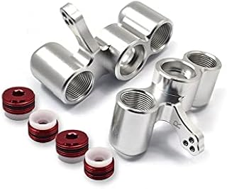 GPM Team Corally 1/10 Sketer XL4S C-00191 Upgrade Parts Aluminum Front Knuckle Arm - 6Pc Set Silver