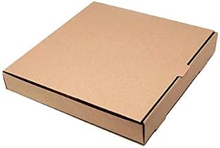 Plain Pizza Boxes, Takeaway Pizza Box, Brown, Strong Quality, Kraft 12'' (50)